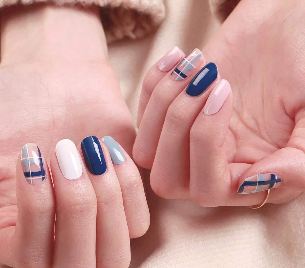 [ENVYLOOKXZINIPIN] long-lasting manicure nail strip nail wrap stylish design just put gel nail seal KA00182