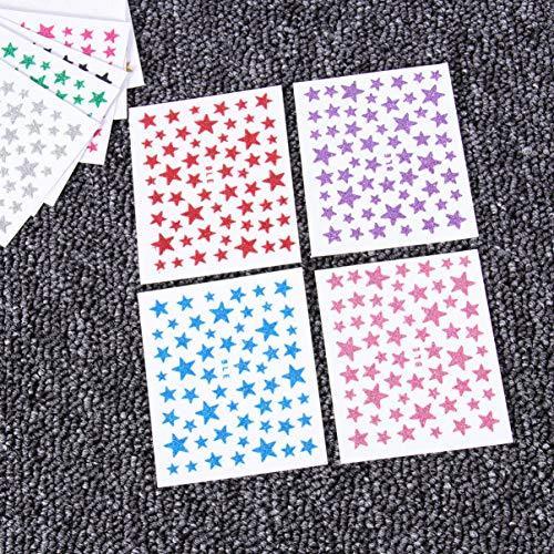 Frcolor nail sticker manicure seal star pattern nail decoration Nail Art Design 10 piece set (mixed colors)