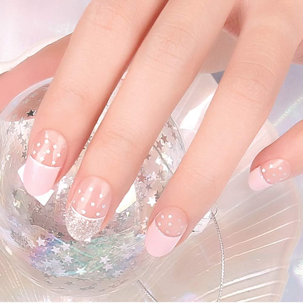 [ENVYLOOKZINIPIN] long-lasting manicure nail strip nail wrap stylish design just put gel nail seal _KA00047