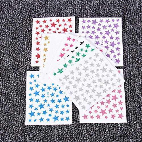 Frcolor nail sticker manicure seal star pattern nail decoration Nail Art Design 10 piece set (mixed colors)