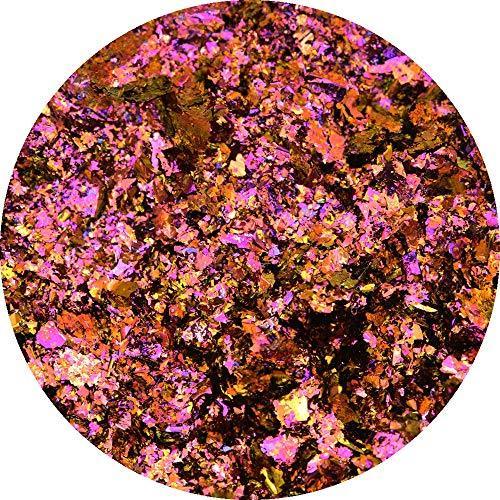 MATIERE chameleon glitter flakes pink × orange
