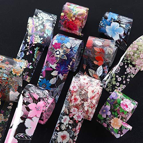 10 seal Sakura spring starry sky nail foil Neirudeko sticker nail art foil (22)