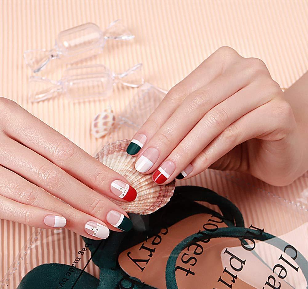 [ENVYLOOKXZINIPIN] long-lasting manicure nail strip nail wrap stylish design just put gel nail seal KA00406