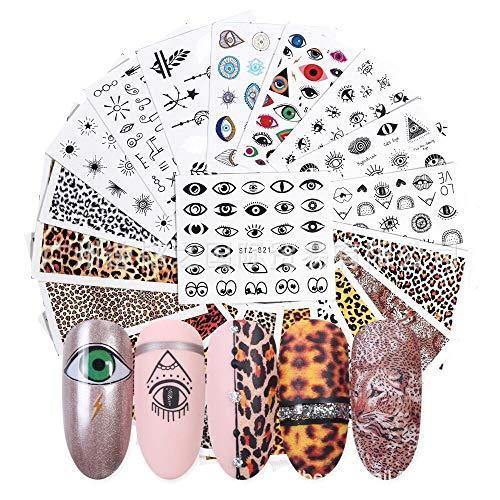 19 pieces Nail Art seal Hamizu manicure set women just stick decals water transfer stickers 3D, girl, Children's ultra-thin children nail sticker cute work or casual nail decoration 10043