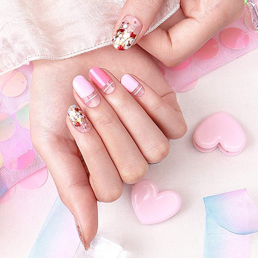 [ENVYLOOKZINIPIN] long-lasting manicure nail strip nail wrap stylish design just put gel nail seal _KA00007