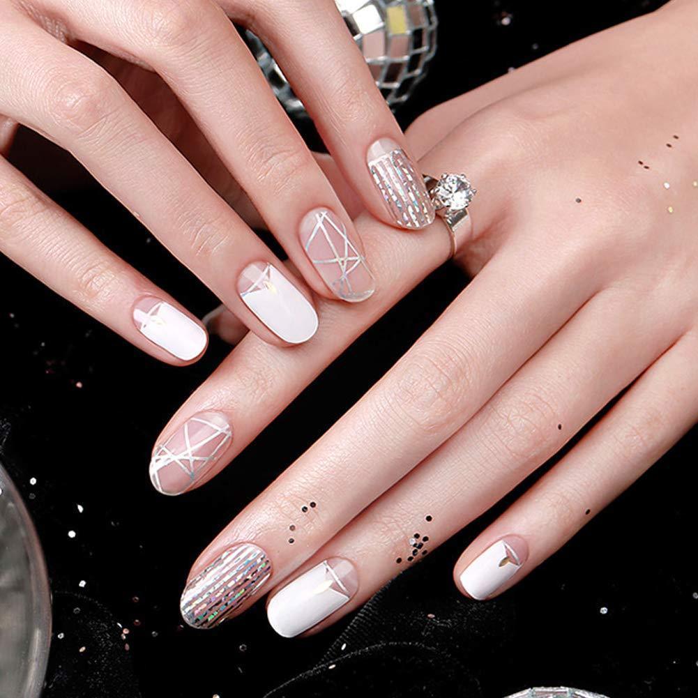 [ENVYLOOKZINIPIN] long-lasting manicure nail strip nail wrap stylish design just put gel nail seal _KA00006