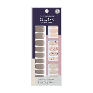 Dasshingude I Bas gloss gel nail strip DASHING DIVA Gloss Gel Nail Strip GVP86 -DURY + Original Gel nail seal Glory Days