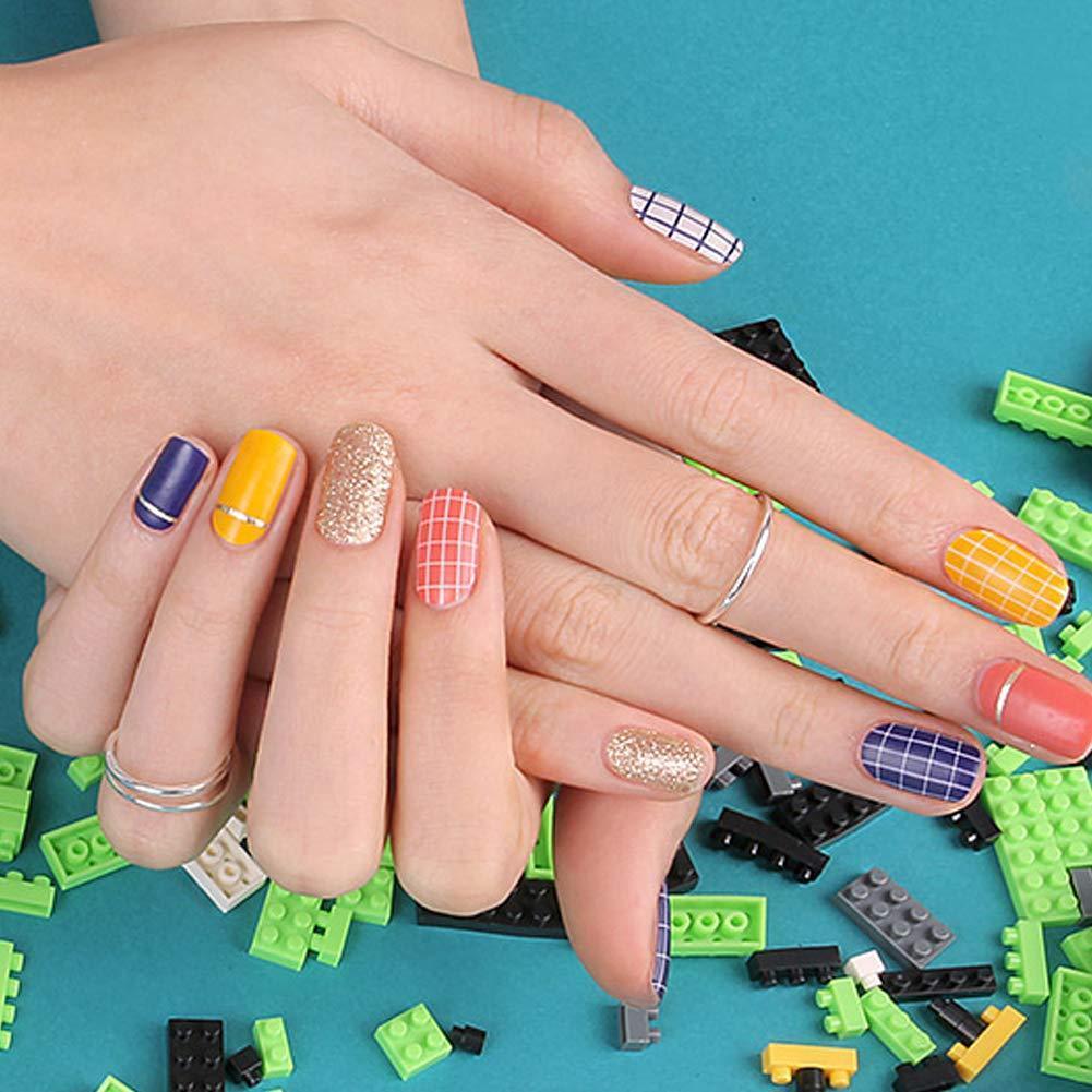 [ENVYLOOKXZINIPIN] long-lasting manicure nail strip nail wrap stylish design just put gel nail seal KA00142