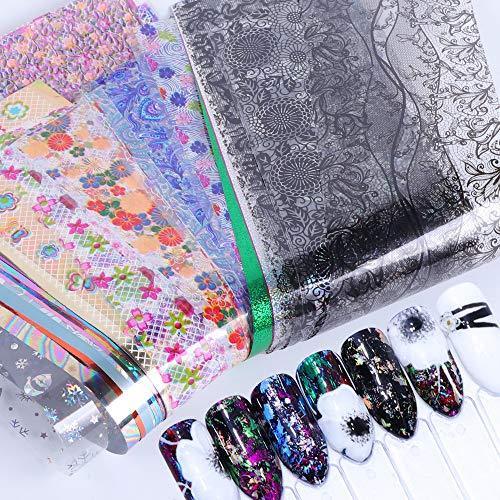 50 seal nail foil race Sakura spring starry sky Neirudeko sticker nail art foil (random)