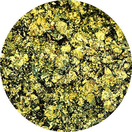 MATIERE chameleon glitter flakes gold × green
