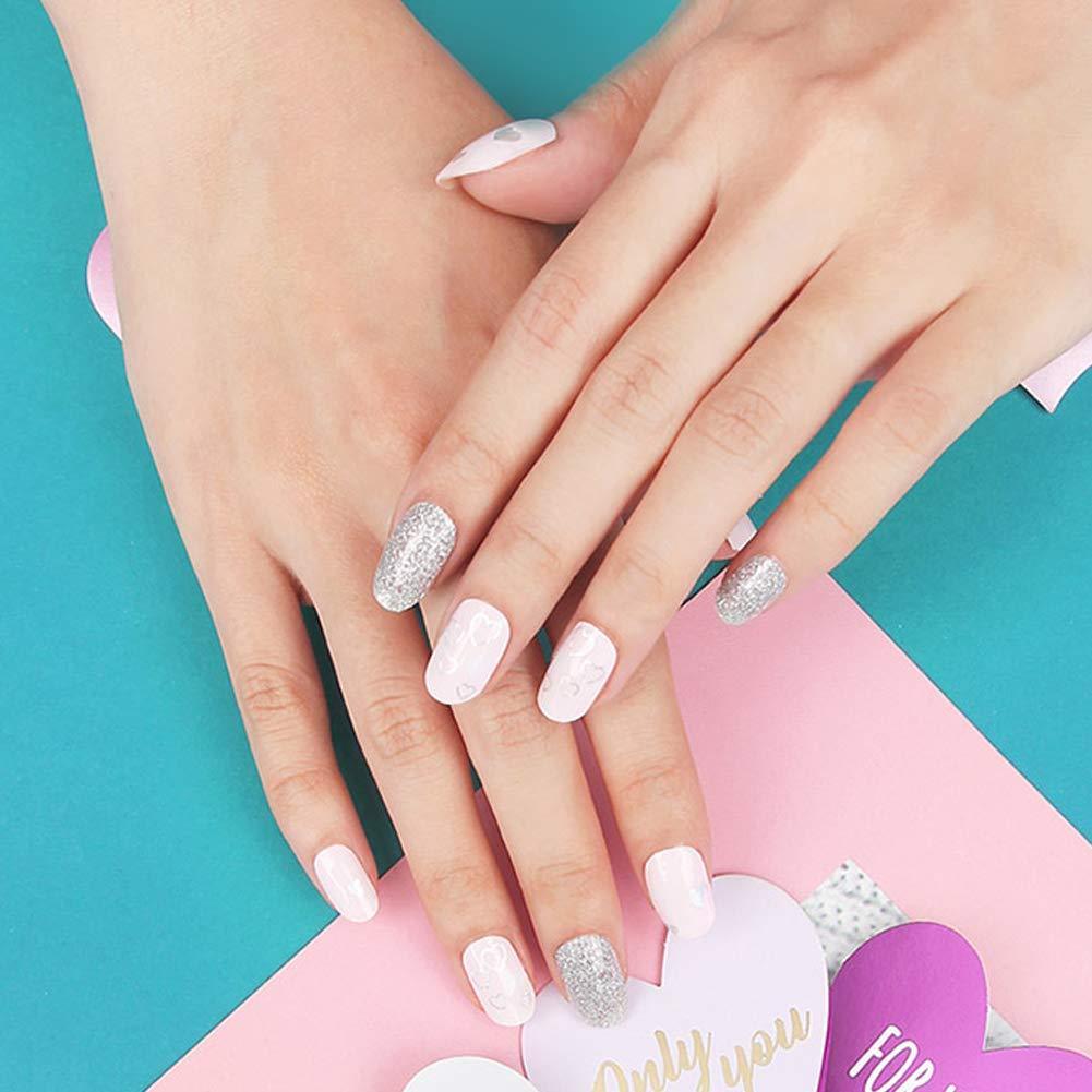 [ENVYLOOKZINIPIN] long-lasting manicure nail strip nail wrap stylish design just put gel nail seal _KA00044