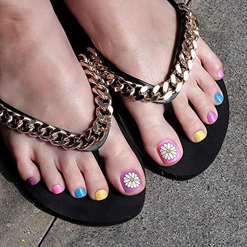 [ENVYLOOKZINIPIN] just put the foot nail seal for long-lasting foot nail seal nail strip nail wrap fashionable design _FA00052