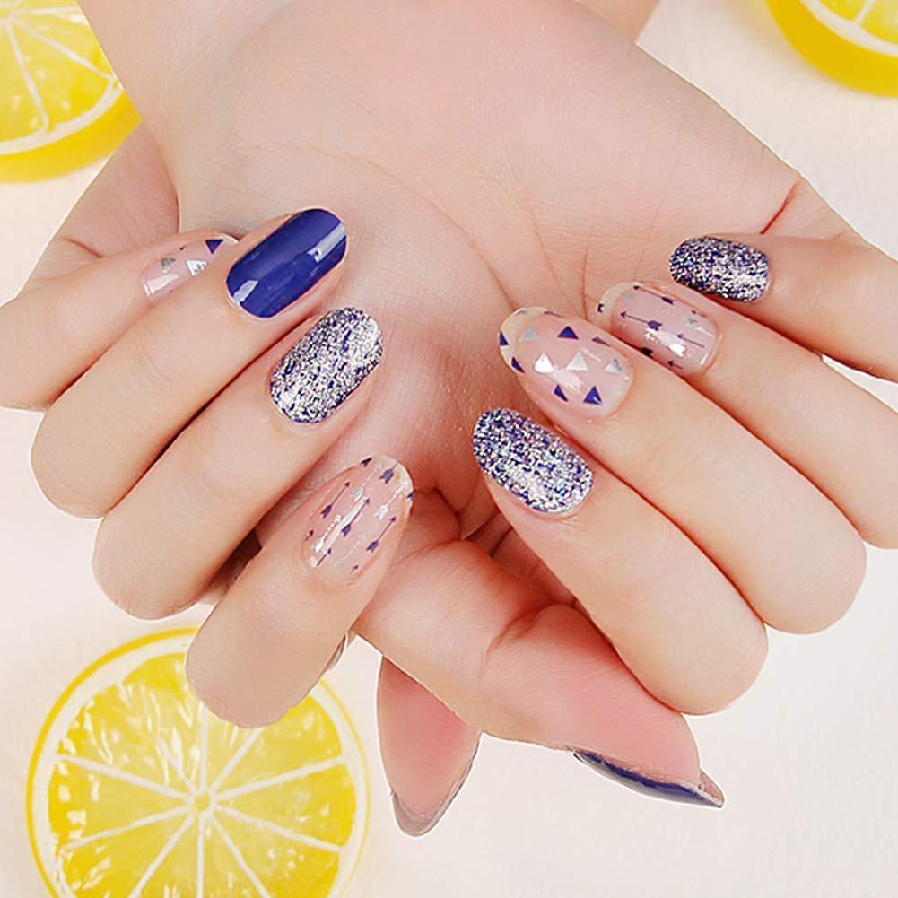 [ENVYLOOKXZINIPIN] long-lasting manicure nail strip nail wrap stylish design just put gel nail seal KA00052