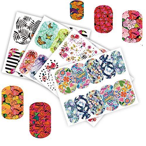 25 pieces Nail Art seal Hamizu decal water transfer sticker Hahana style woman, girl, ultra-thin children nail stickers for children cute work and Kajua (10191)