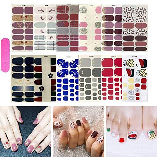 12 Zhang nail art full cover sticker toes of the nail sticker 10024