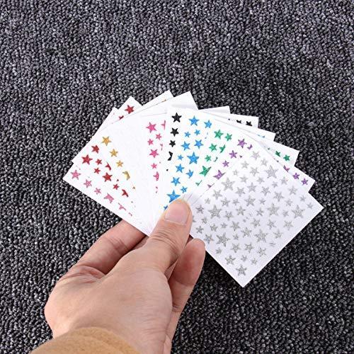 Frcolor nail sticker manicure seal star pattern nail decoration Nail Art Design 10 piece set (mixed colors)