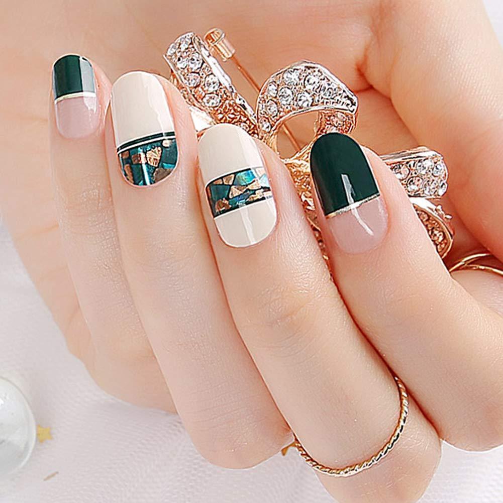 [ENVYLOOKXZINIPIN] long-lasting manicure nail strip nail wrap stylish design just put gel nail seal KA00060