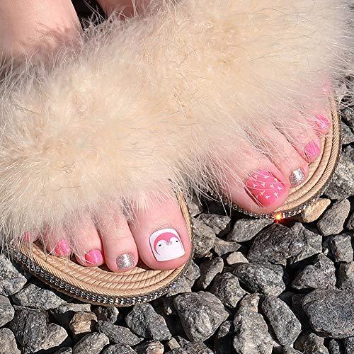 [ENVYLOOKZINIPIN] just put the foot nail seal for long-lasting foot nail seal nail strip nail wrap fashionable design _FA00079