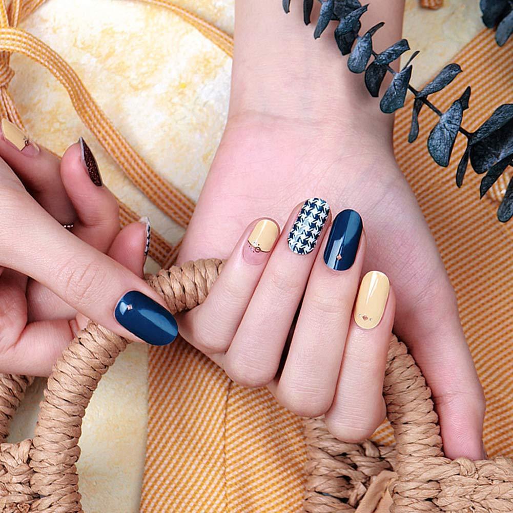 [ENVYLOOKZINIPIN] long-lasting manicure nail strip nail wrap stylish design just put gel nail seal _KA00368