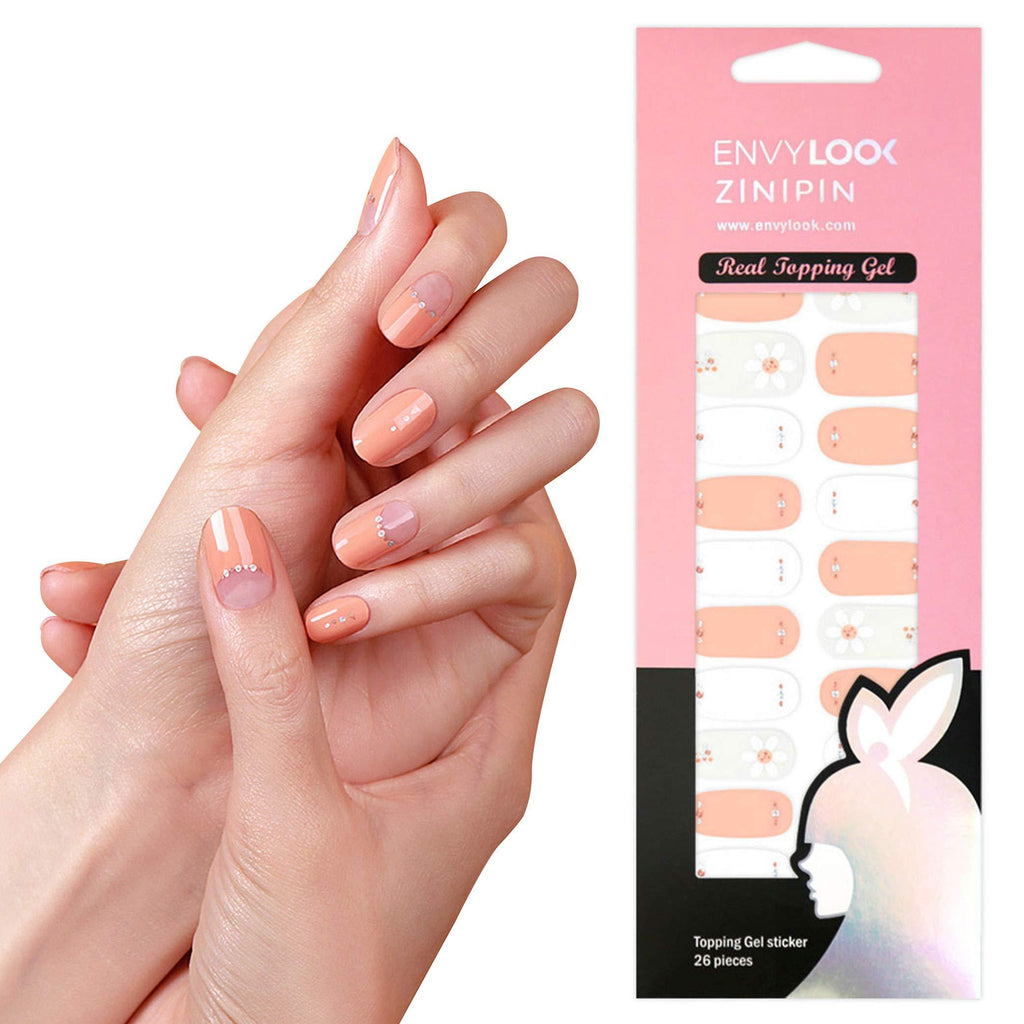 [ENVYLOOKZINIPIN] long-lasting manicure nail strip nail wrap stylish design just put gel nail seal _KA00268