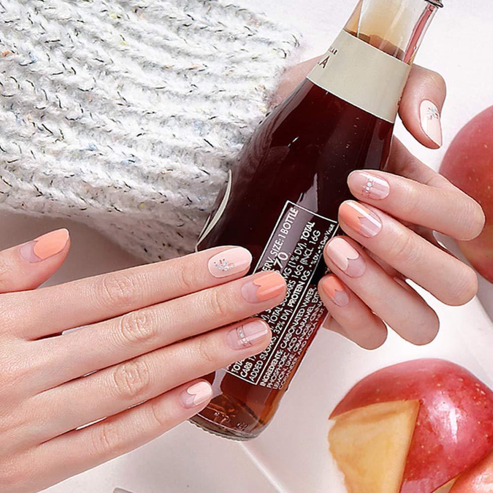 [ENVYLOOKZINIPIN] long-lasting manicure nail strip nail wrap stylish design just put gel nail seal _KA00272