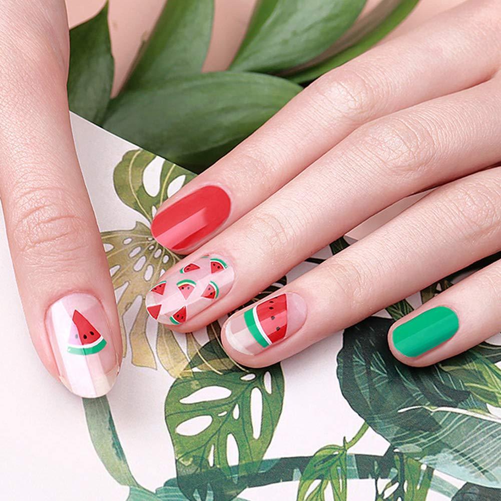 [ENVYLOOKZINIPIN] long-lasting manicure nail strip nail wrap stylish design just put gel nail seal _KA00412