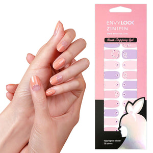 [ENVYLOOKZINIPIN] long-lasting manicure nail strip nail wrap stylish design just put gel nail seal _KA00036