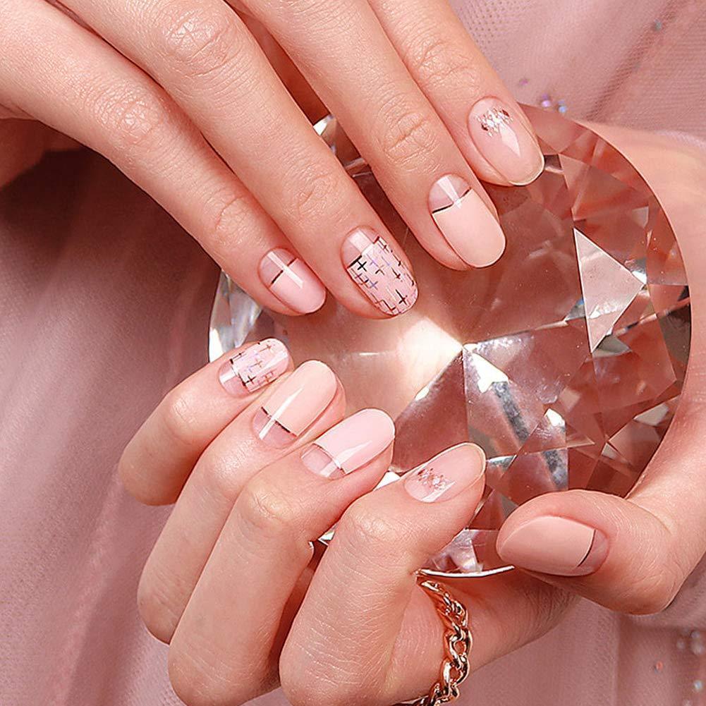 [ENVYLOOKXZINIPIN] long-lasting manicure nail strip nail wrap stylish design just put gel nail seal KA00144