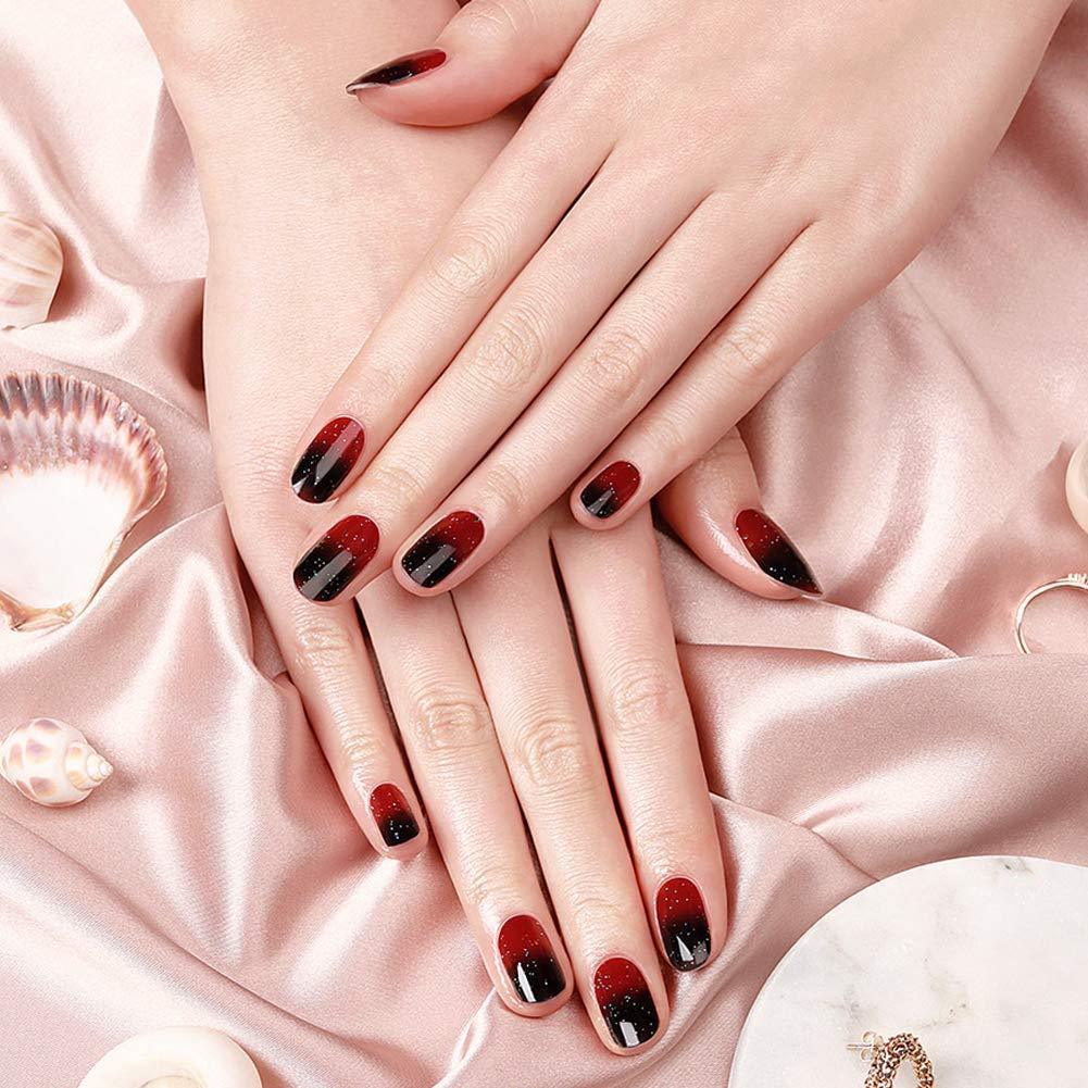 [ENVYLOOKZINIPIN] long-lasting manicure nail strip nail wrap stylish design just put gel nail seal _KA00348