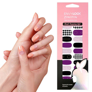 [ENVYLOOKZINIPIN] long-lasting manicure nail strip nail wrap stylish design just put gel nail seal _KA00323