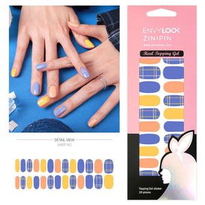 [ENVYLOOKXZINIPIN] long-lasting manicure nail strip nail wrap stylish design just put gel nail seal KA00192