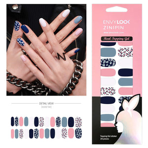 [ENVYLOOKXZINIPIN] long-lasting manicure nail strip nail wrap stylish design just put gel nail seal KA00184