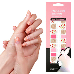 [ENVYLOOKZINIPIN] long-lasting manicure nail strip nail wrap stylish design just put gel nail seal _KA00007