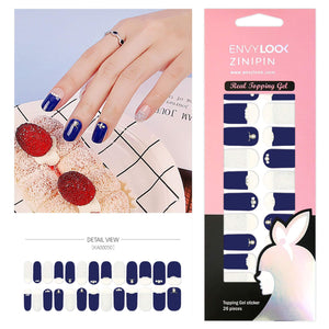 [ENVYLOOKXZINIPIN] long-lasting manicure nail strip nail wrap stylish design just put gel nail seal KA00050