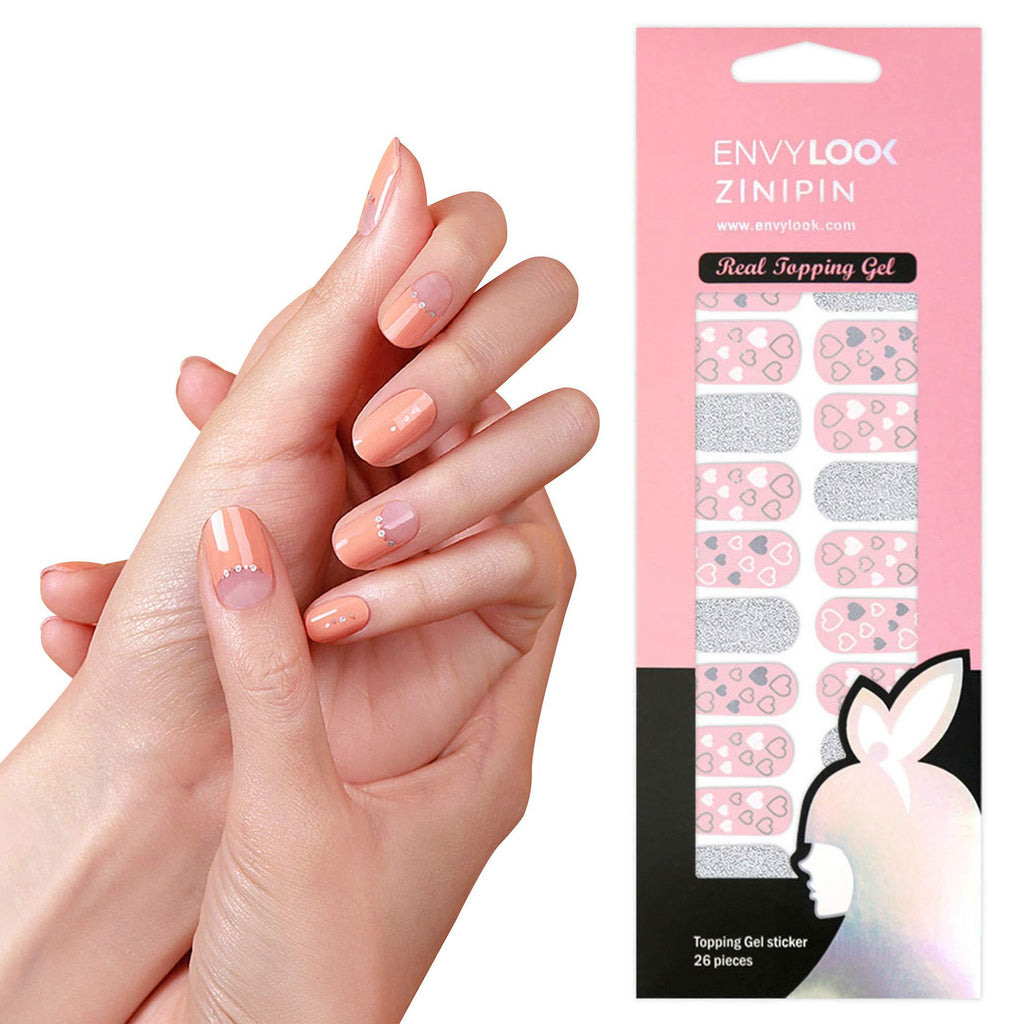 [ENVYLOOKZINIPIN] long-lasting manicure nail strip nail wrap stylish design just put gel nail seal _KA00044