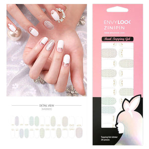 [ENVYLOOKXZINIPIN] long-lasting manicure nail strip nail wrap stylish design just put gel nail seal KA00005