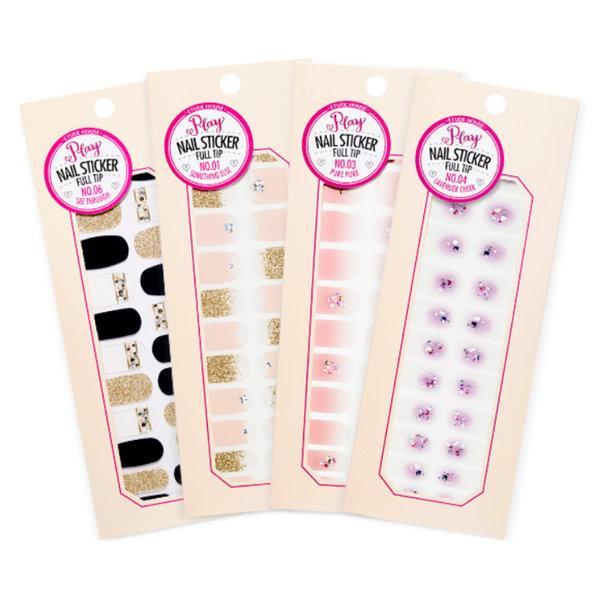 [Etude House] Etude House crepe de Chine diva magic press sticker / gel nail chip