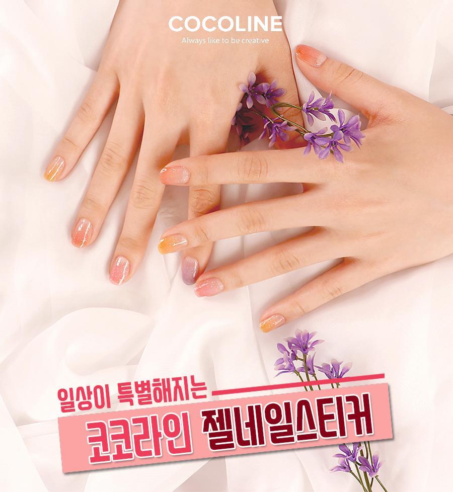 [Art Box] here line gel nail sticker 161 cranberry pudding