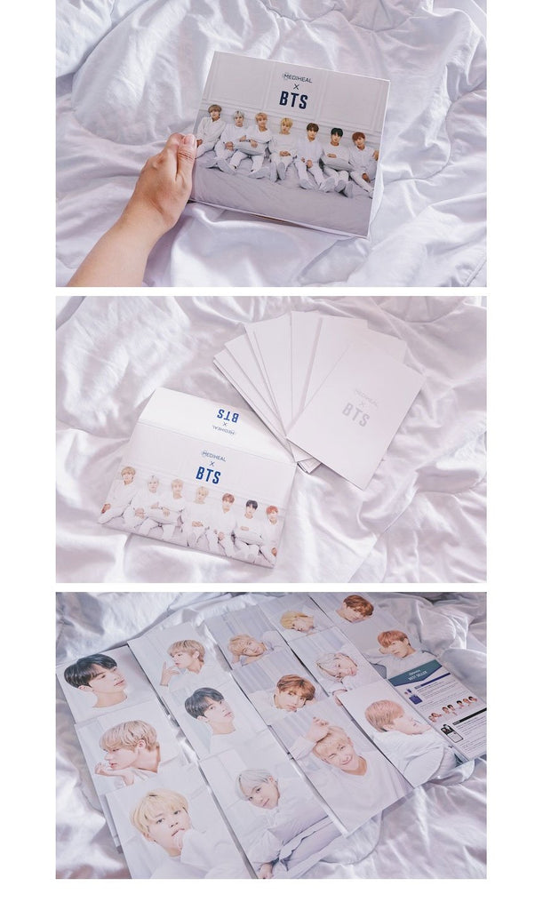 [MEDIHEAL] MEDIHEAL X BTS 4-Edition Special Package (photo card giveaway) / bts mask pack / bts goods Media heel X BTS