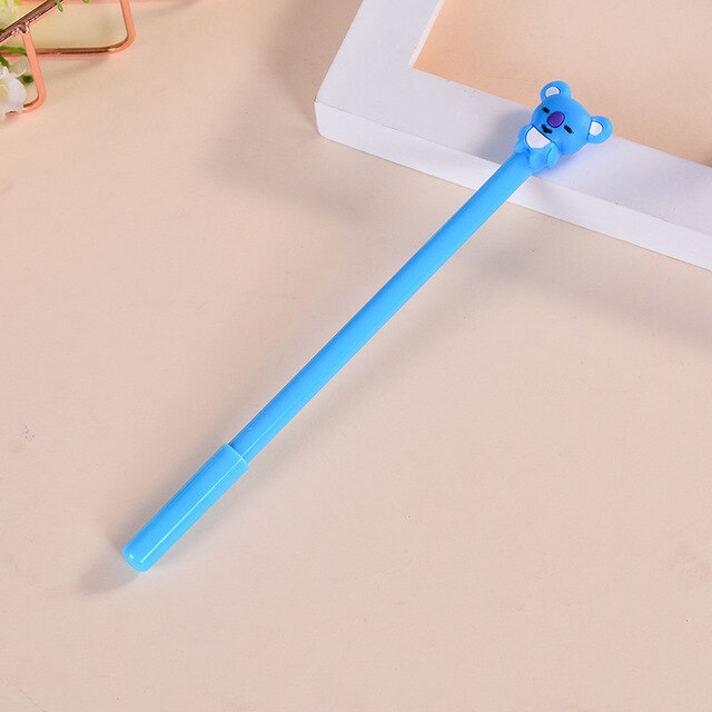 1 Pcs Korean Stationery Cute Pen kpop Theme cosplay prop Cartoon 8 Color Ballpoint Pen / Gel Pen Kawaii School Writing Gifts