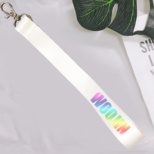 Kpop stray kids Mobile phone hang rope keychain pendant Hang buckle Kpop stray kids key chain stationery set new arrivals