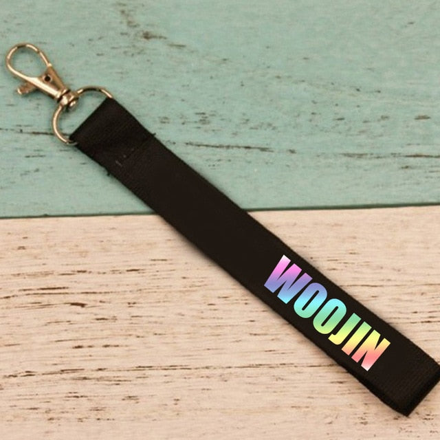 Kpop stray kids Mobile phone hang rope keychain pendant Hang buckle Kpop stray kids key chain stationery set new arrivals