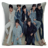 KPOP クッション 枕カバー 寝具 LOVE YOURSELF K-POP ホーム 防弾少年団 BT-21 スクエア 片面 ピローケース ハウス・ド・クッション
