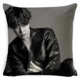 KPOP クッション 枕カバー 寝具 LOVE YOURSELF K-POP ホーム 防弾少年団 BT-21 スクエア 片面 ピローケース ハウス・ド・クッション