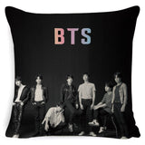 KPOP クッション 枕カバー 寝具 LOVE YOURSELF K-POP ホーム 防弾少年団 BT-21 スクエア 片面 ピローケース ハウス・ド・クッション