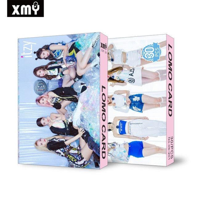 30pcs/set Kpop STRAY KIDS ATEEZ Twice GOT7 Lomo card SEVENTEEN Red velvet NCT MONSTA X album poster HD photocard K-POP CARDS