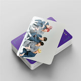 54 Pcs / Set Kpop TXT Album Photo Card Lomo Cards Postcards Decoration Self Made Photo Cards Decoration Supplies Fans Gifts