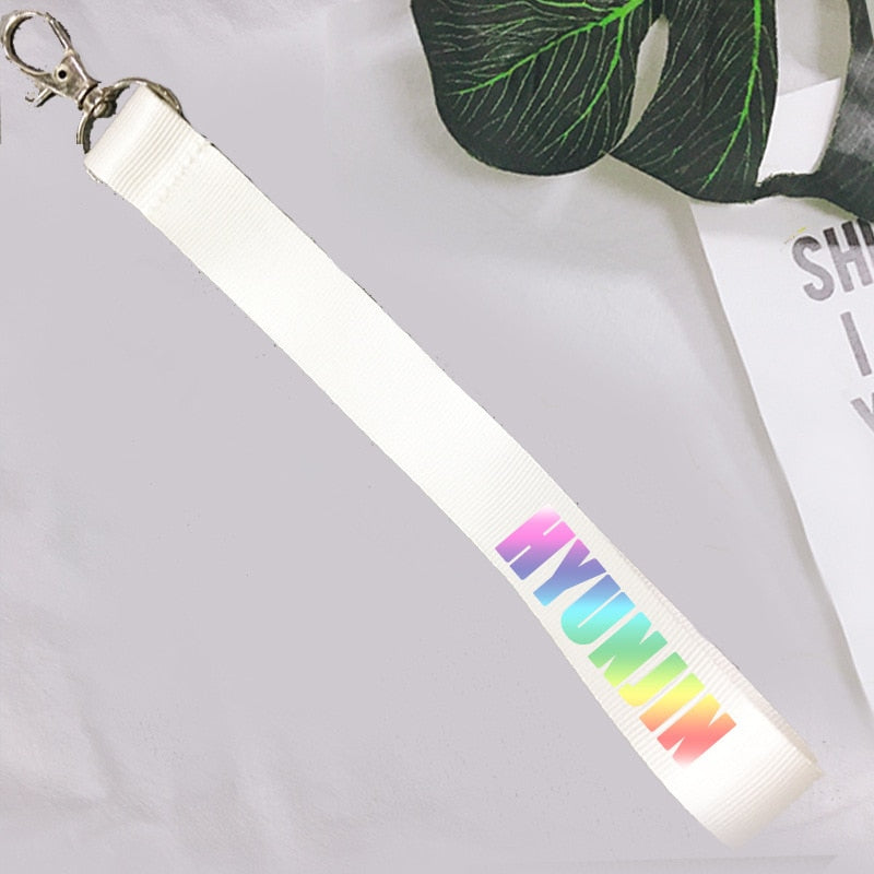 Kpop stray kids Mobile phone hang rope keychain pendant Hang buckle Kpop stray kids key chain stationery set new arrivals