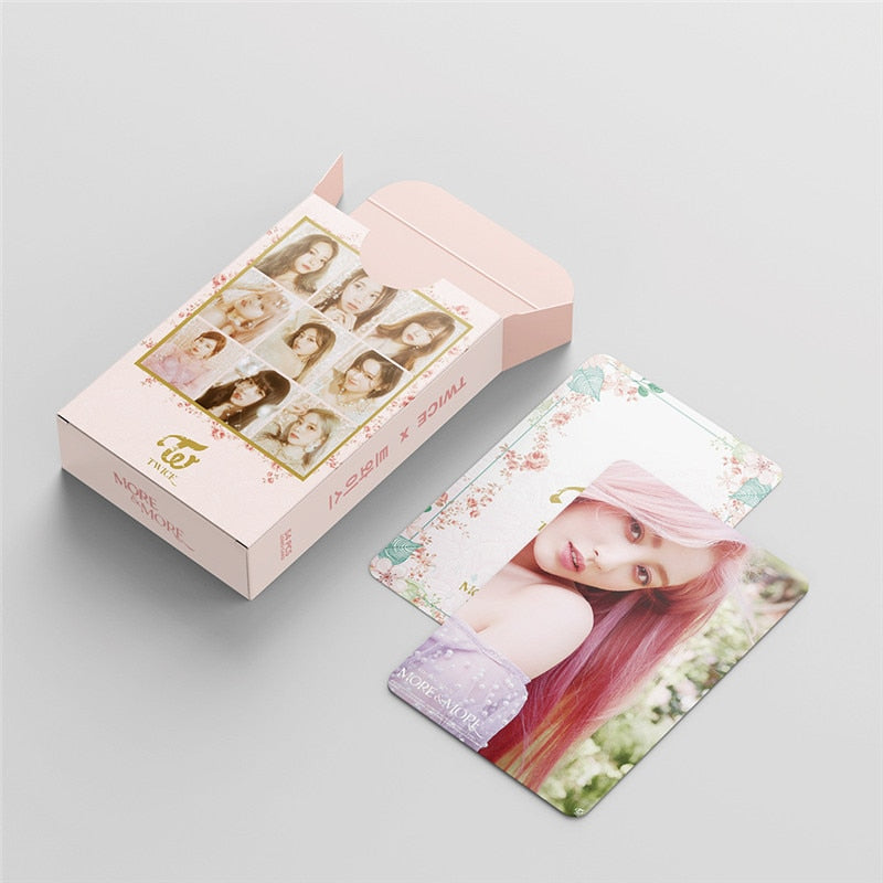 54 Pcs / Set Kpop TWICE Lomo Card HD Print High Quality Photocard Photo Album Poster Card Elegant Packaging Fans Gift