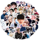 10/50Pcs Korean Stars Kpop Carton Toy PVC Sticker For Skateboard Luggage Notebook Laptop Decals Idols Cute Photos Stickers Toy